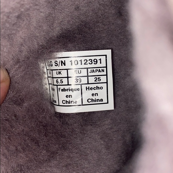 Tania Gray Blue Fur Uggs Boots - Picture 6 of 7